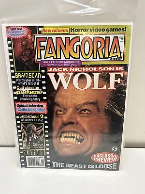 Fangoria Magazine #131 Wolf Jack Nicholson Skeeter Brain Scan Deranged • $9.99
