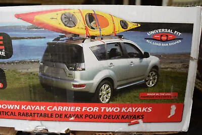 NEW MALONE Stax Pro2 Universal Car Top Rack Carrier Folding Kayak 2 Boat • $45