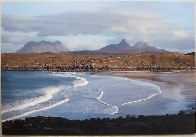 Large Size Postcard Of Coigach Mountains From Achnahaird Bay Near Ullapool. • £1.99