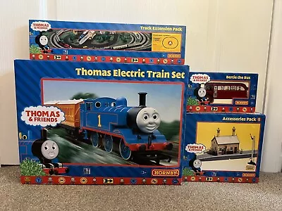 Thomas And Friends Hornby Electric Train Set Trackmat System With Accessories • £31