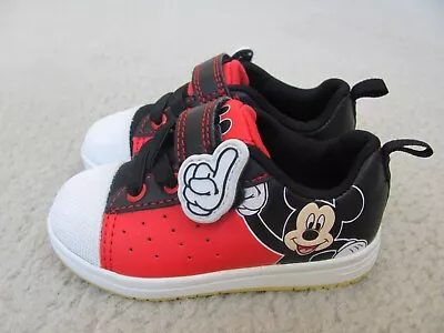 Mickey Mouse Toddler Boy's Athletic Shoes W/ Graphics Youth Size 6 • $14.99