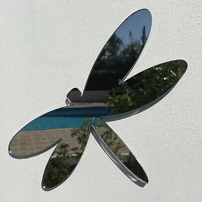 Dragonfly Shaped Garden Mirrors - Shatterproof Safety Acrylic - Many Sizes • £7.95