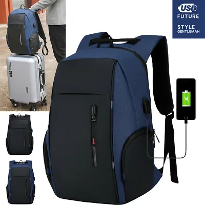 $23.99 • Buy 18  Anti-theft Laptop Backpack School Bag Water-repellent W/ USB Charging Port