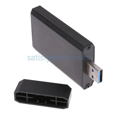 USB 3.0 To MSATA SSD Hard Disk Box Converter Adapter Enclosure External Case SF • $6.99