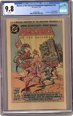 Masters Of The Universe Special Preview Insert #NN CGC Graded 9.8 DC Comic Book • $59.99