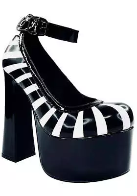 YRU SHOES Fright Frankie Stein | MONSTER HIGH PLATFORM HEELS Gothic • $321.95