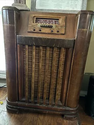 PHILCO  Antique CONSOLE Radio With Turntable 1940 Vintage • $19