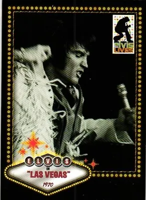 Press Pass Elvis Presley In Las Vegas 1970 • $3.95