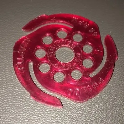 Vintage Philco Red Plastic 45 RPM Record Insert Adapter Turntable Collectible • $3.99