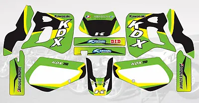 5443 Mx Motocross Graphics Decals Stickers For Kawasaki Kdx250 1991-1994 • $89