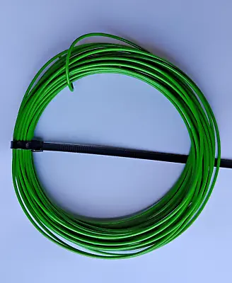 Stranded Core Hook Up 16/0.2mm 1000V PVC OD 1.6mm Equipment Wire 10m GREEN • £2.90