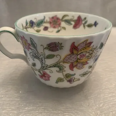 Minton Haddon Hall Delightful Floral Green Tea Cup One Cup Only  10 Oz • $11.75