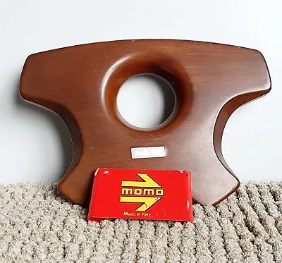 MOMO Astra Wooden Steering Wheel Horn Pad RARE Jaguar Mercedes W124 W126 • $99.99