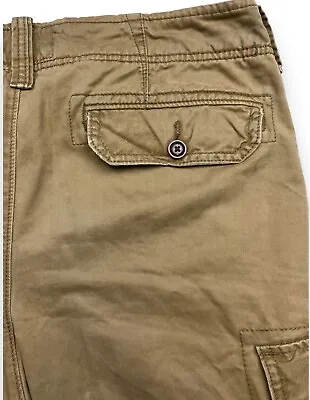Men's Abercrombie & Fitch Cargo Shorts W34 (Measures W36) Large Sand • £30