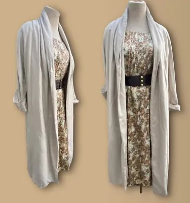 Volup 50s Vintage 2 -Piece Set Floral Dress & Jacket XL Pin Up VLV • $58