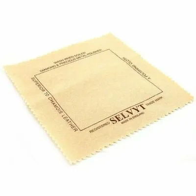 Selvyt SR Cotton Polishing Cloth 5  X 5  Cut Edge Diamond Precious Metal Jewelry • $7.49