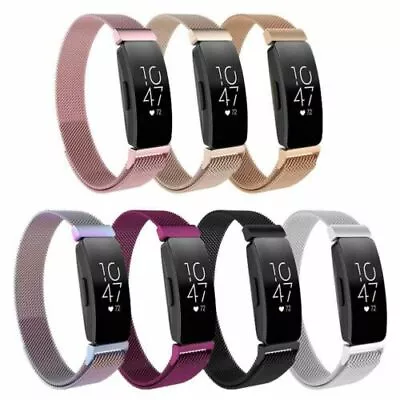 Mesh Loop Watch Band Milanese Magnetic Strap For Fitbit Inspire HR / Inspire • $15.99