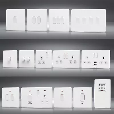 £14.50 • Buy Arlec White Light Switch Socket Dimmer Fused Spur