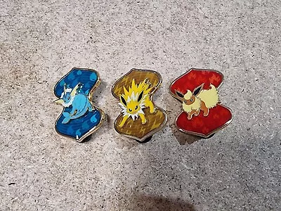 £7.95 • Buy Jolteon, Flareon, Vaporeon Pin Badge Eevee Vmax Collection