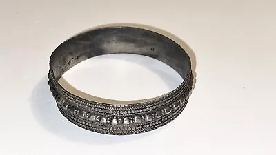 Antique 925 Sterling Silver Moroccan Berber Ethnic Tribal Bracelets/bangle 41.9g • $299.99