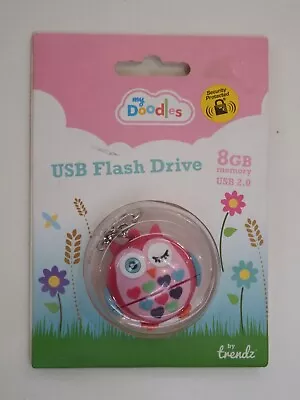 £6.99 • Buy My Doodles OWL 8 GB USB Children's Character Flash Drive Memory Stick Keyring