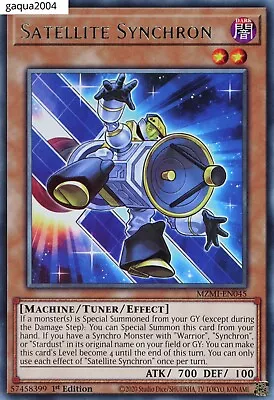 YuGiOh Satellite Synchron MZMI-EN045 Rare 1st Edition • £0.99