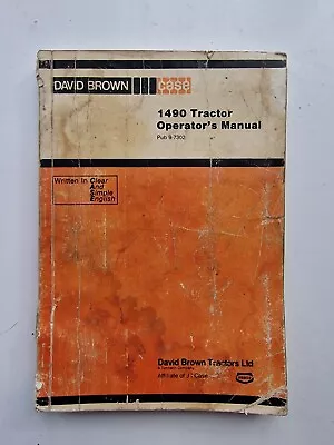 Case David Brown 1490 Tractor Operators Manual - Av • £25