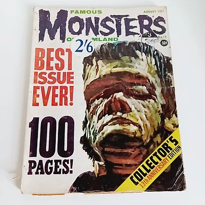 Famous Monsters Of Filmland  1961  No 13  Warren Magazine • £45