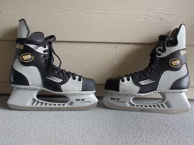 Bauer Vapor Ice Hockey Skates Men’s US Size 11.0 TUUK Custom Black Gray • $74.99