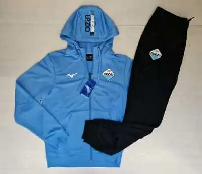 170/07bis Mizuno Lazio Tracksuit Fan Suit Hoody Jacket + Pants 23/24 P2GGAX80 • $165.26