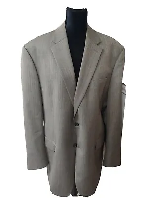 Ralph Lauren Mens 46R Gray Wool Blazer Sport Coat Suit Jacket Big Tall • $69