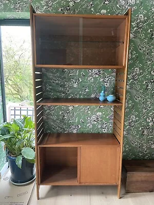 Ladderax Storage Unit Cupboard Shelves Shelving Mid-century Modern Teak • £380