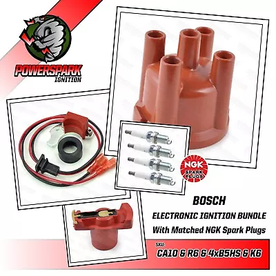 $61.45 • Buy VW Beetle VW T1 T2 Cap Rotor B5HS NGK Plugs And Powerspark Ignition Kit 1.6