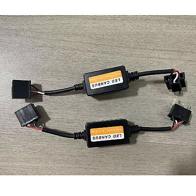 $12.82 • Buy H4 9003 Load Resistor Kit HID Relay Harness LED Anti Flicker Error Free Decoder
