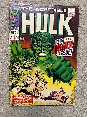 Marvel Comics The Incredible HULK #102 Premiere Issue Asgard • £68.93