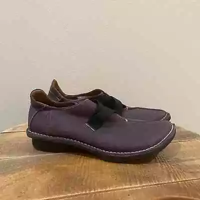 Sergio Tomani Womens Purple Leather Shoes Size 40 (9) • $49