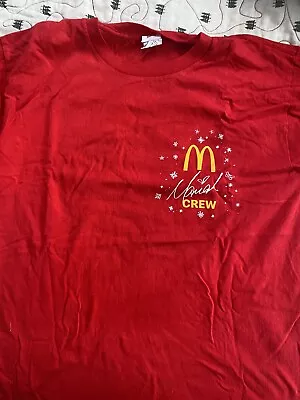 Mariah Carey McDonald's Crew Uniform Graphic T Shirt Size Medium • $4