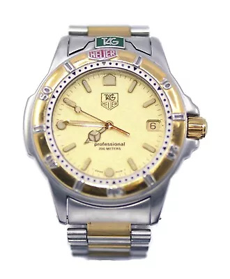 Tag Heuer Professional Two Tone Stainless Steel Watch 995.406K • $400