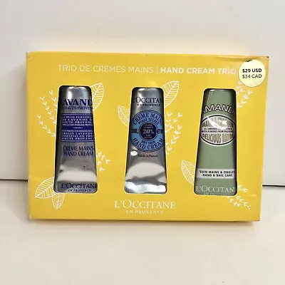 L'Occitane Hand Cream Classics Trio Enriched Shea Butter/Lavender/Almond -READ • $18.99