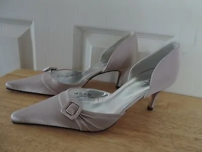 £34.99 • Buy L.K Bennett Piper Bridal Satin Taupe Heel Court Shoes Smart RRP£129 UK3 EU36