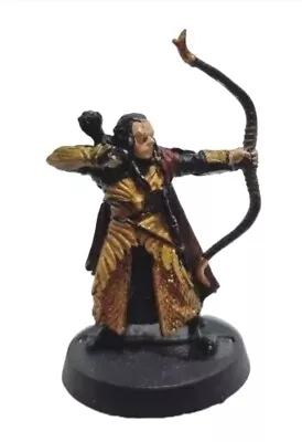 Games Workshop Lord Of The Rings LOTR Haldir Helms Deep Metal Figure Painted VGC • £10