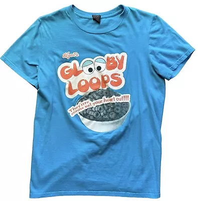 MGMT Glooby Loops Rare Band T-Shirt Blue Size Small • $15