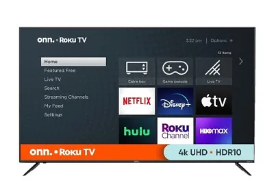 Onn. 70” Class 4K UHD (2160P) LED Roku Smart TV HDR (100012588) • $850