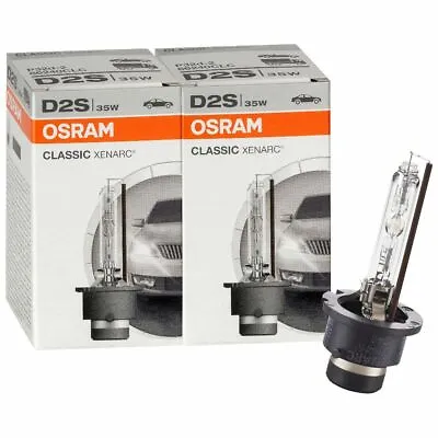 $55.40 • Buy 2x OSRAM D2S HID Xenon Bulb Xenarc 66240CLC Classic Duo Set 85V 35W Headlights