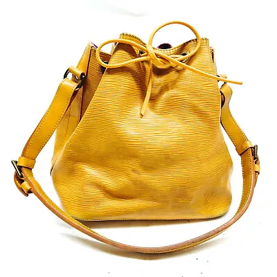 Louis Vuitton LV Shoulder Bag M44109 Petit Noe Yellow Epi 1182066 • $3.25