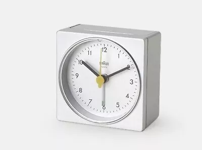 £20 • Buy Braun AB1 Alarm Clock - Silver, Designed By Dieter Rams
