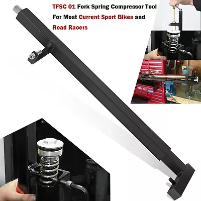 TFSC 01 Fork Spring Compressor Tool For Most Sport Bikes Road Racers Motorcycles • $138.88