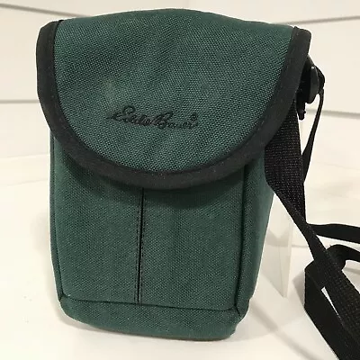 Eddie Bauer Bag Carrier Belt Bag Green Travel Bag Small Pouch Aa3 • $19