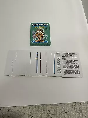 1978 Vintage Garfield Go Fish Card Game - Bicycle Games Complete W/ Instructions • $14