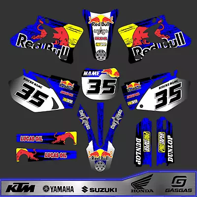 Motocross Graphics Decals Stickers Kit For Yamaha YZ250F YZ450F 2003 2004 2005 • $157.24